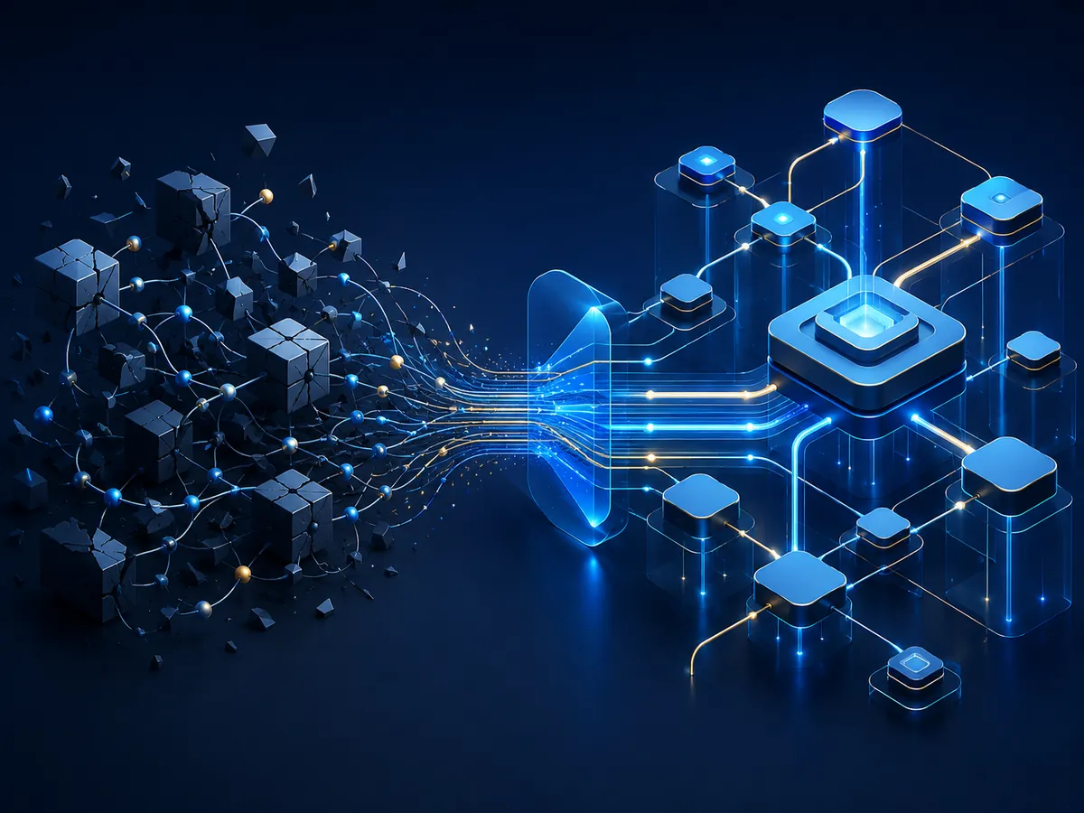Fragmented data model reorganizing into scalable governed architecture