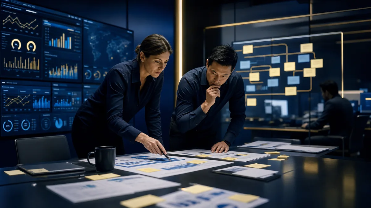 Useful metrics flowing from executive decisions into team actions