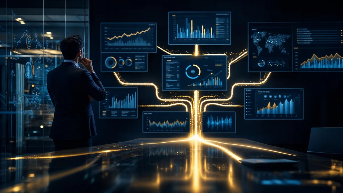One certified metric spine supporting several business views