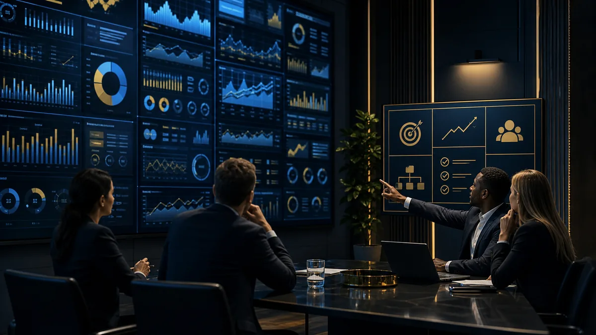 Executive dashboard failing because visuals are disconnected from ownership and action